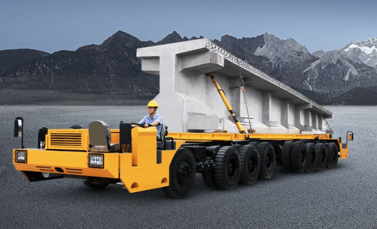 TLQ100 Off-Road Bridge Beam Transport Truck